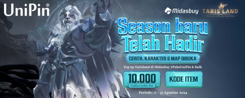 Season Baru Telah Hadir di Tarisland – Top Up Crystals & Raih Kode Item s.d 10.000 UniPin Credits